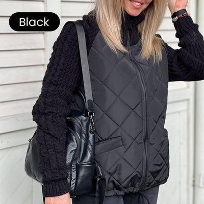 Women's Knit Patchwork Puffy Jacket